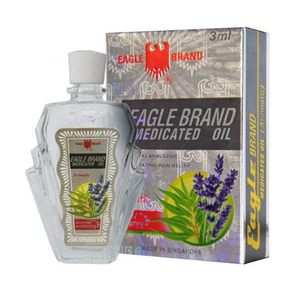 COMBO 2 CHAI DẦU GIÓ NƯỚC TRẮNG CON Ó EAGLE BRAND SINGAPORE HAI NẮP 24 ML- SẢN XUẤT TẠI XINGAPORE XUẤT THỊ TRƯỜNG MỸ