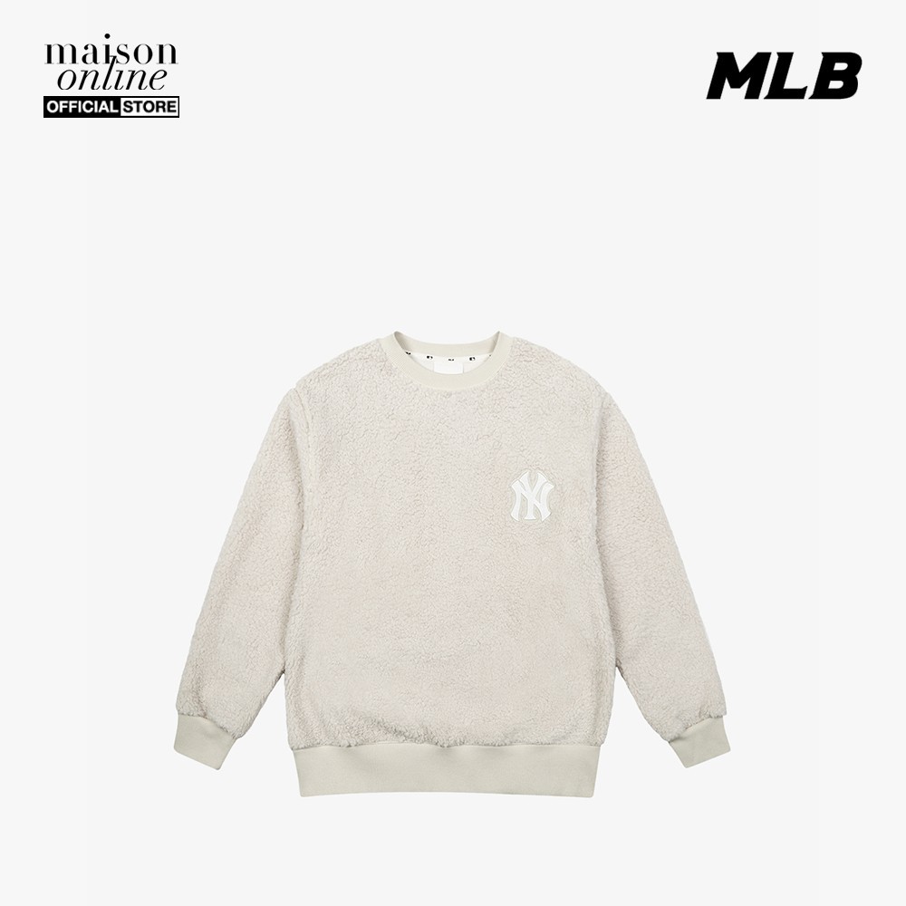 MLB - Áo sweatshirt phom suông tay dài Wool Fleece MLB LIKE Overfit Brushed 31MTF2061-50B