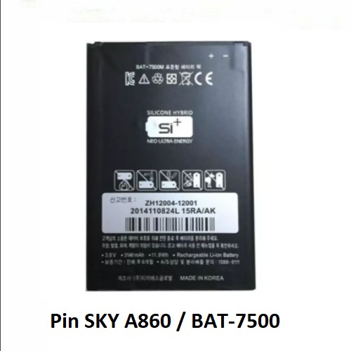 Pin SKY A860 / BAT-7500M