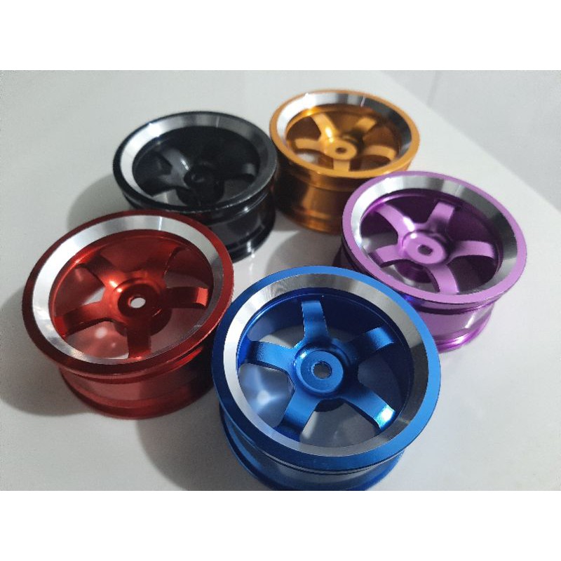 4 Mâm nhôm CNC cho RC 1/10 On-Road Drift Traxxas HSP Tamiya HPI Kyosho RedCat SAKURA