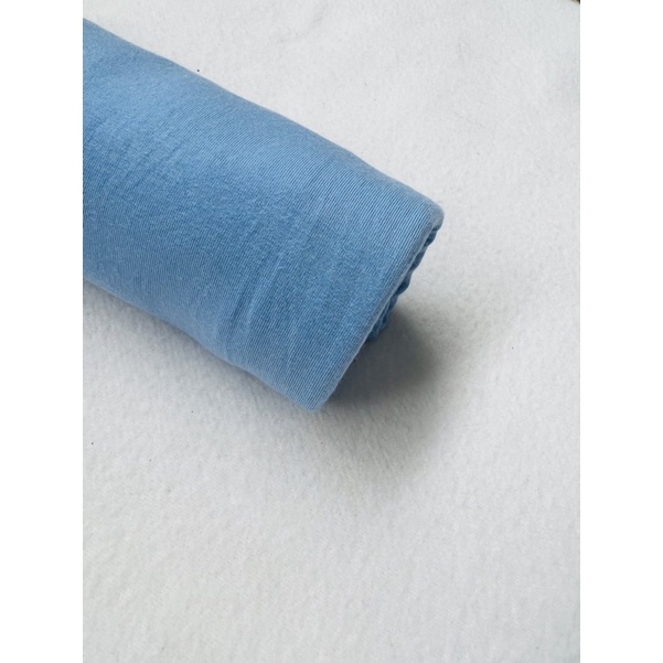 Vải thun cotton lụa 4c màu baby