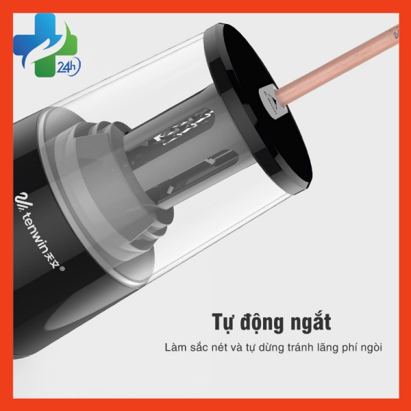 Máy Gọt Bút Chì, Máy Chuốt Bút Chì Tự Động Dùng Pin và Sạc Điện