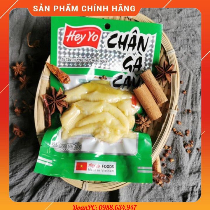 [HÀNG CHÍNH HÃNG] Chân gà cay Hey Yo vị bí truyền