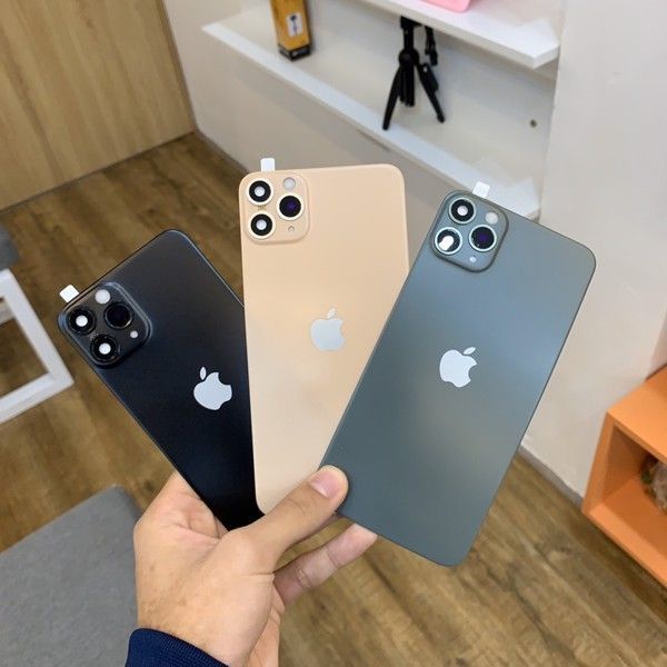 (KÈM GIẤY LAU) Dán Độ Giả Full nhám mặt sau 3 camera có Flash từ X / Xs / Xs Max lên 11 Pro /11 Pro Max/11/xr