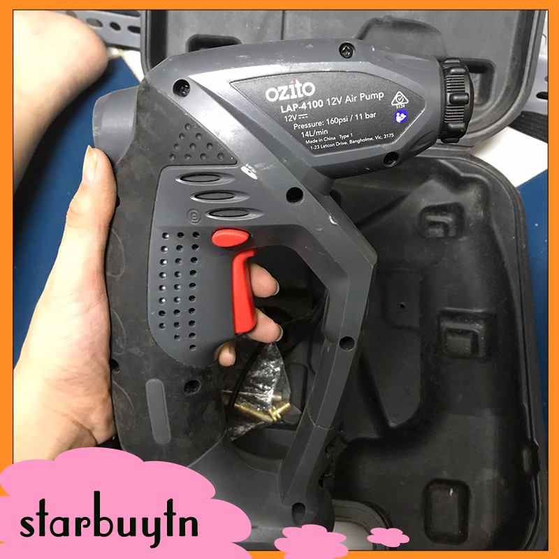 Máy bơm lốp ô tô cầm tay  oZito chạy điện 220v