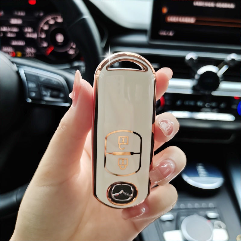Phù Hợp Vỏ Bảo Vệ Chìa Khóa Xe Hơi Mazda 3 CX5 New 21 CX4 2021 Chất Lượng Cao