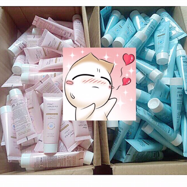 Sữa chống nắng dưỡng thể mát lạnh Sunplay Skin Aqua UV body coolong lotion hoặc trắng mịn 15g