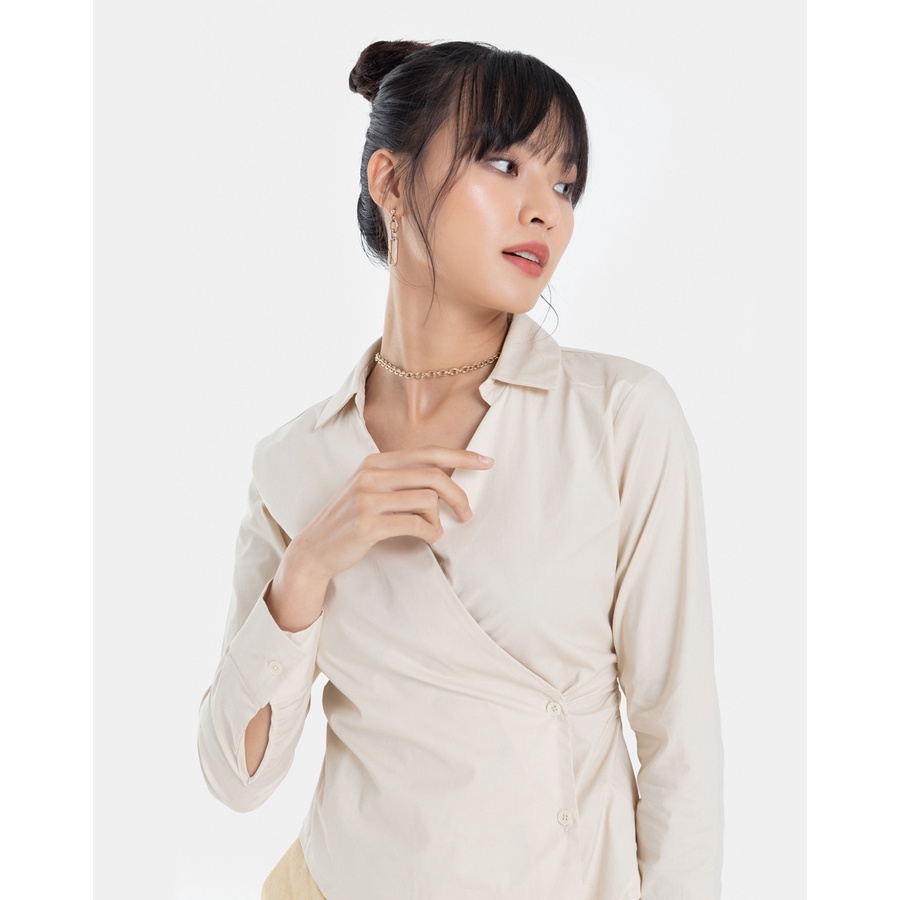 Áo Sơ Mi JUNO Kiểu Dáng Nhúng Eo JNASM002