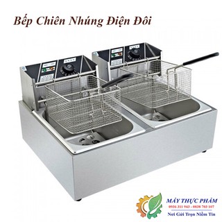 Bếp chiên điện đôi, Máy chiên điện đôi, Nồi chiên cánh gà