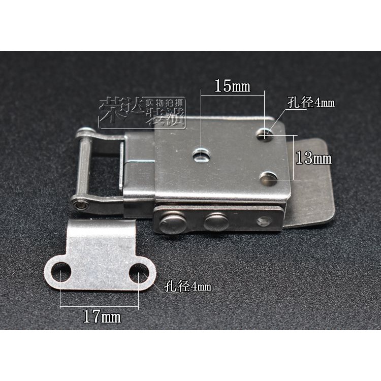 Khóa gài inox 304 -  SIZE TO- khóa gài chế lọc thùng