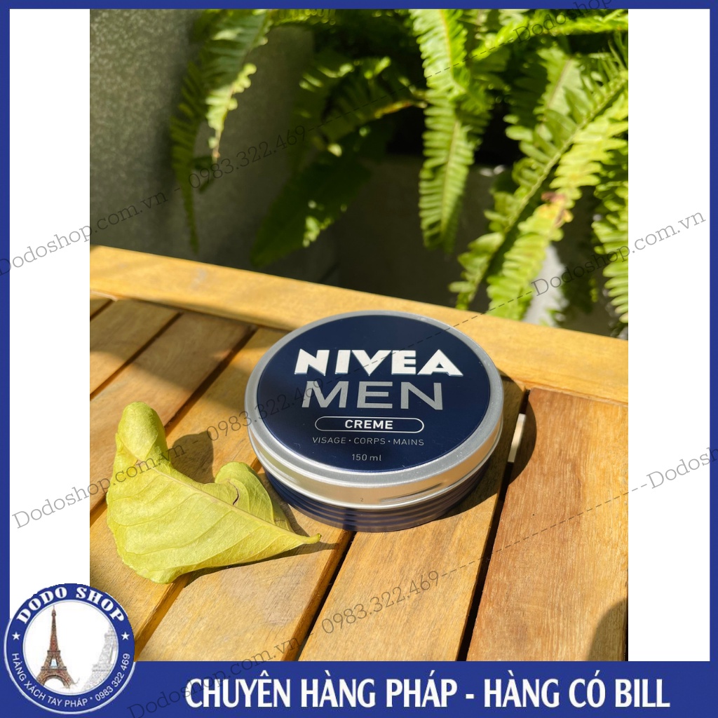 Kem dưỡng da nam Nivea men Creme Hàng Pháp- có bill - kem dưỡng da dành cho nam giúp giảm nhờn, sáng da, cấp ẩm (30ml)