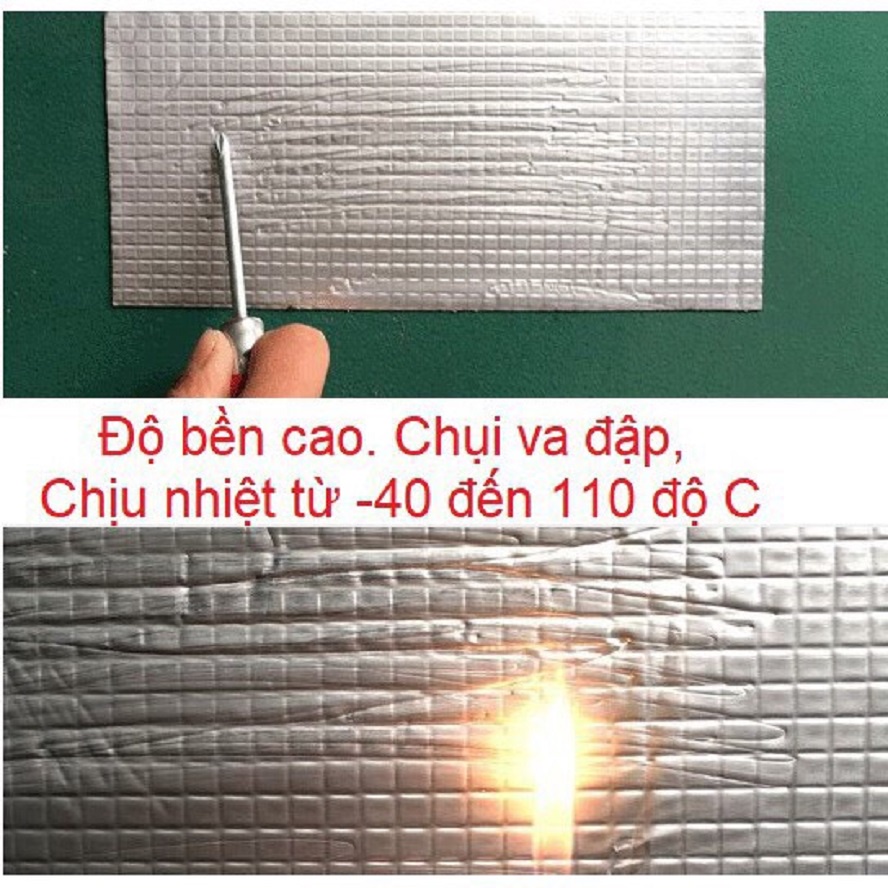 Keo Chống Thấm Nước - Băng Keo Siêu Dính Chống Dột Nhà Và Chịu Nhiệt WaterProof Chính Hãng Nhật Bản 101186