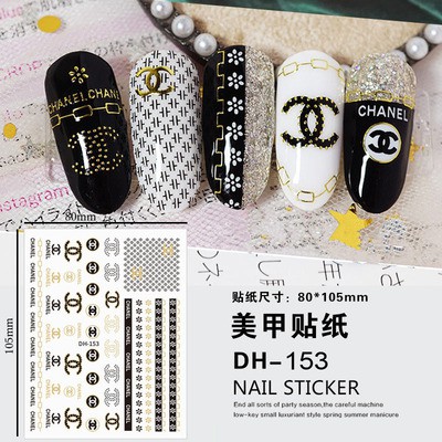 [Video Thực Tế] Nail Sticker - Dán Móng Tay DH153 CHÀ NEO