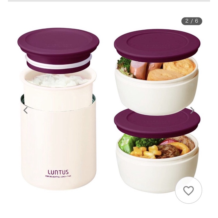 Combo hộp cơm giữ nhiệt Luntus Avesl Nhật bản