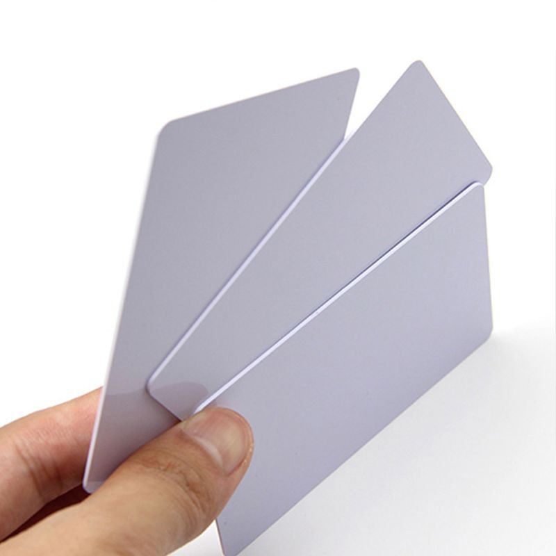 10PCS NTAG215 Unprintable NFC Cards Rewriteable White Blank Smart Durable Card