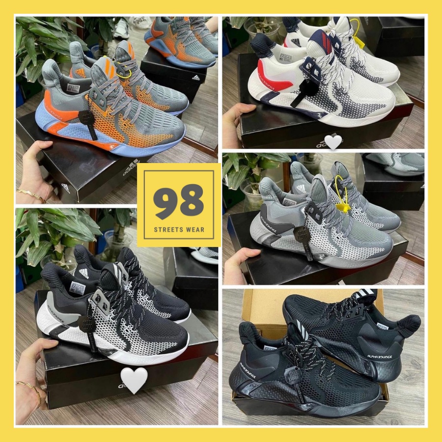 [𝐔𝐩 𝐒𝐚𝐥𝐞 𝟓𝟎%] Giày Thể Thao Sneaker Alphabuonce, Giày Tập Gym, Thể Dục, Chạy Nam Nữ, Nhẹ, Êm, Co Giãn