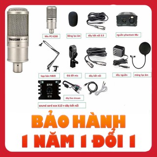 COMBO MIC THU ÂM PCK200 XOX K10 Full phụ kiện