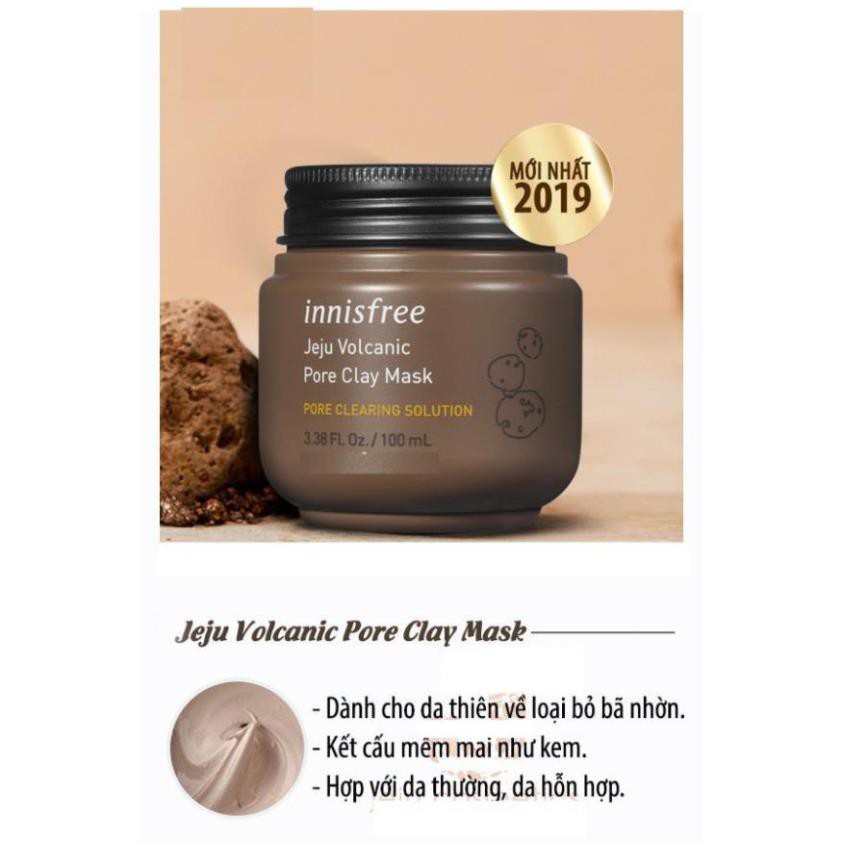 [NEW 2019] Mặt Nạ Innisfree Jeju Volcanic Pore Clay Mask 100ml