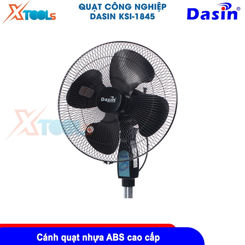 Quạt đứng Dasin KSI-1845 màu đen, công suất 126W, 3 mức tốc độ, sải cánh 45cm [CHÍNH HÃNG][XTOOLS]