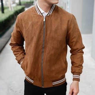 Áo bomber da lộn cho nam cao cấp