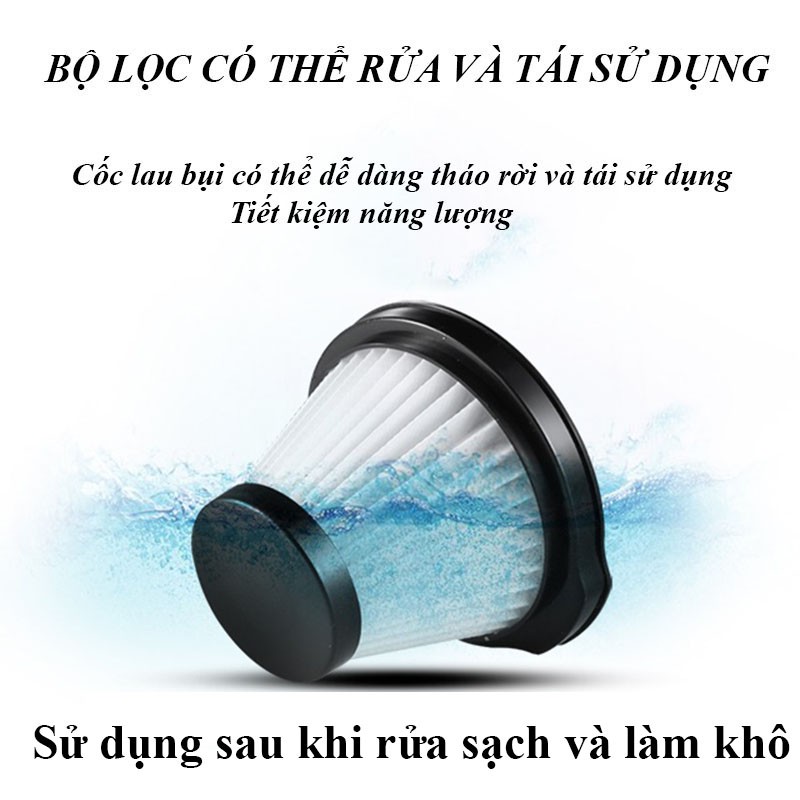 Máy hút bụi cầm tay Yangzi vô cùng tiện lợi và lực hút cực khỏe công suất 600W