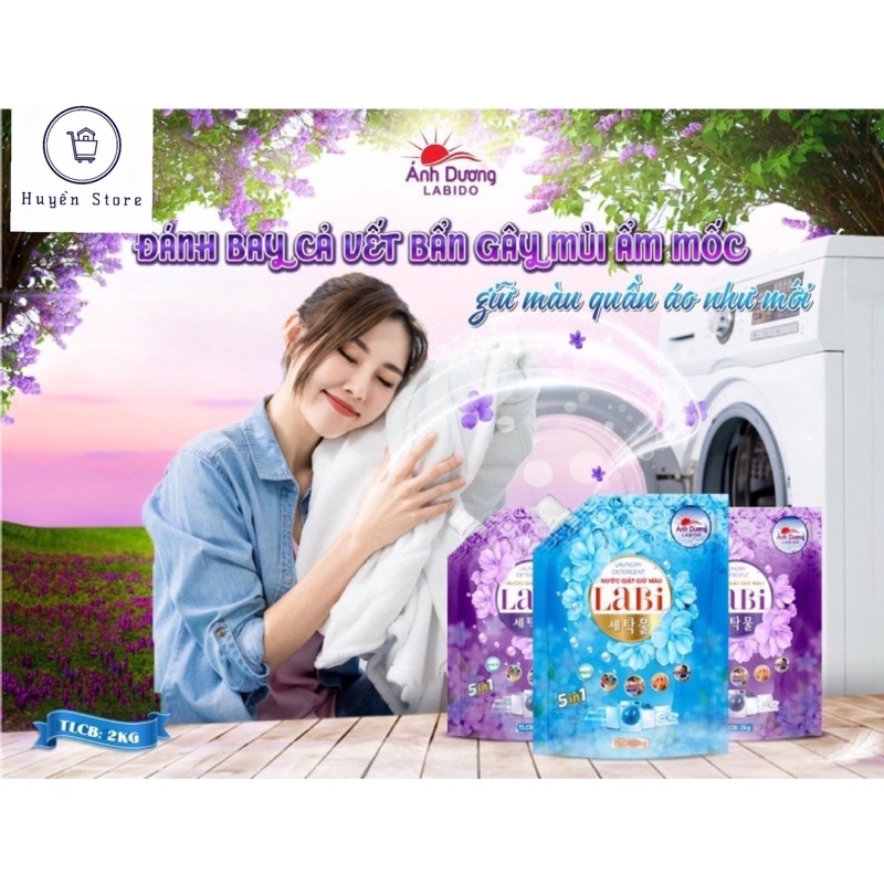 Sữa Giặt Labi Hàng Chuẩn Labido Ánh Dương Công Nghệ Nhật Bản Siêu Thơm Siêu Đậm Đặc Làm Mềm Vải