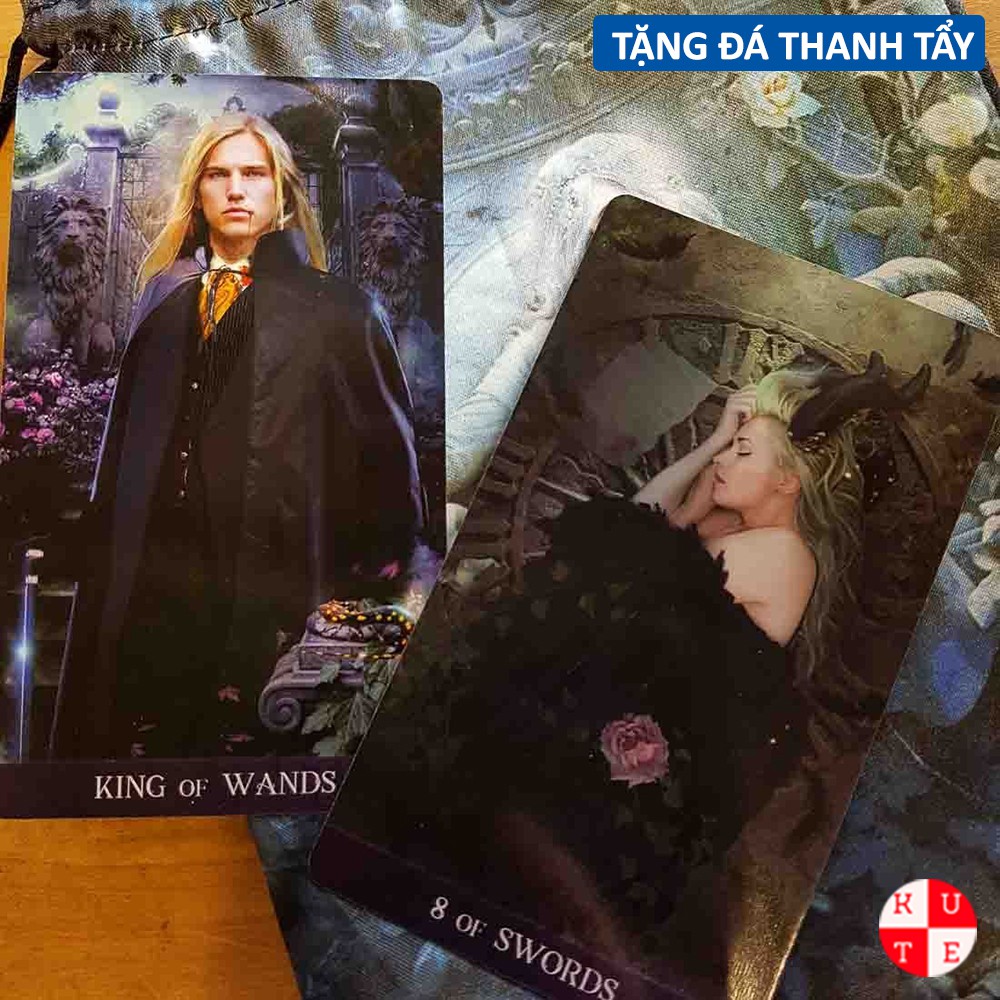 Bài Tarot De La Nuit 78 Lá Bài Tặng File Tiếng Anh Và Đá Thanh Tẩy C95