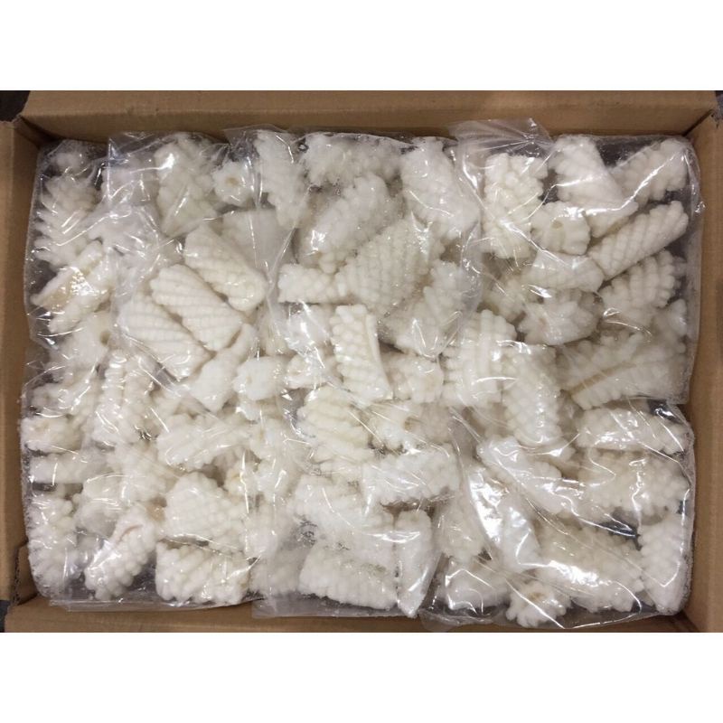 Mực cắt hoa, cắt bông tươi ngon 1kg (giao hỏa tốc TPHCM)