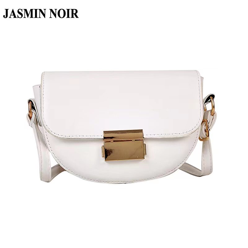 Túi Đeo JASMIN NOIR Chéo Da PU Phối Khóa Thời Trang Cho Nữ
