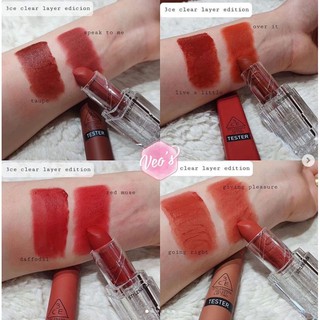 [New season] Son thỏi lì 3CE Soft Matte Lipstick Clear Layer Edition