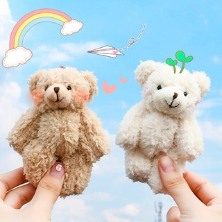 [Phụ Kiện Xinh] Móc Khóa Gấu Bông Phong Cách Ulzzang Hàn Quốc Siêu Xinh