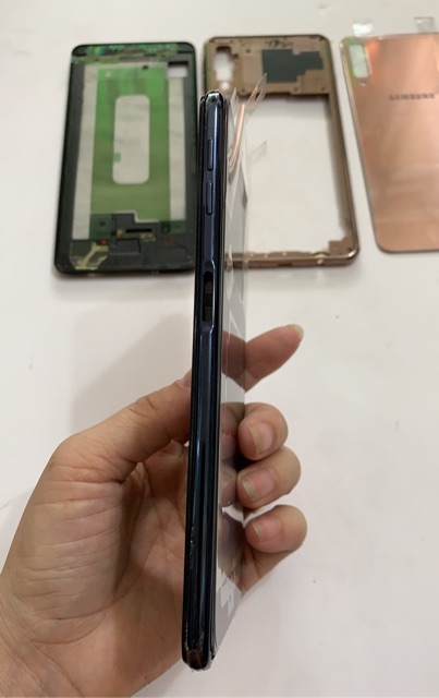 Bộ vỏ samsung A750  A7-2018 zin