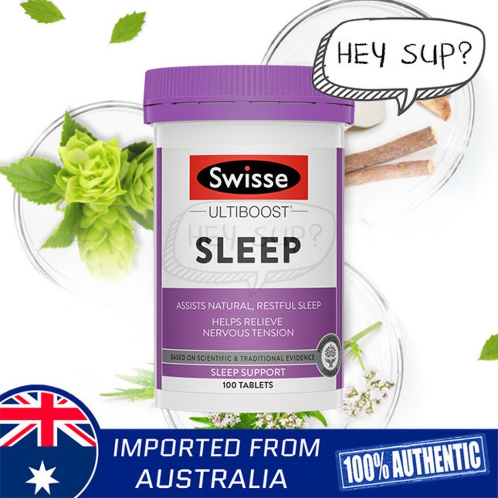 [Hàng chuẩn Úc] Viên uống hỗ trợ giấc ngủ Swisse Sleep Support DATE 2023