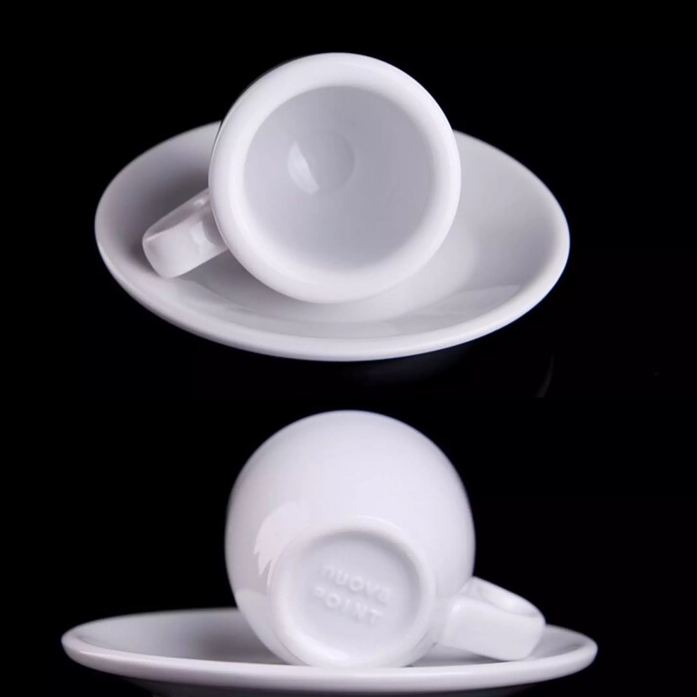 Bộ ly uống Espresso Nuova Point ESP phong cách Châu Âu cấp độ thi đấu chuyên nghiệp bộ tách cốc cà phê Ý 55ml dài 9mm