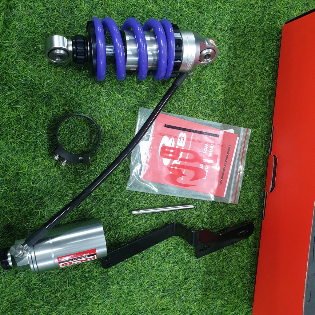 Phuộc Racing Boy Db2 line Y15ZR 208mm có bình dầu dời chính hãng cho Ex150 - xanh tím