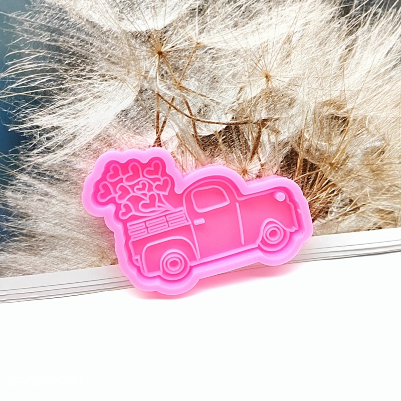 Khuôn Silicone Làm Móc Khóa Nhựa Epoxy Resin DIY