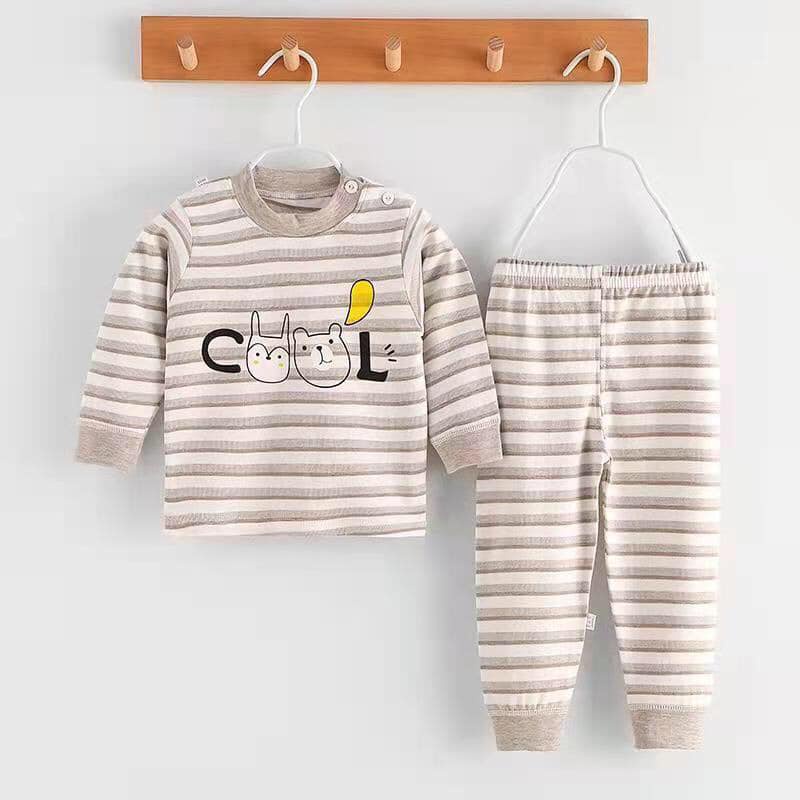 Bộ cotton cao cấp mềm mại bé trai bé trái