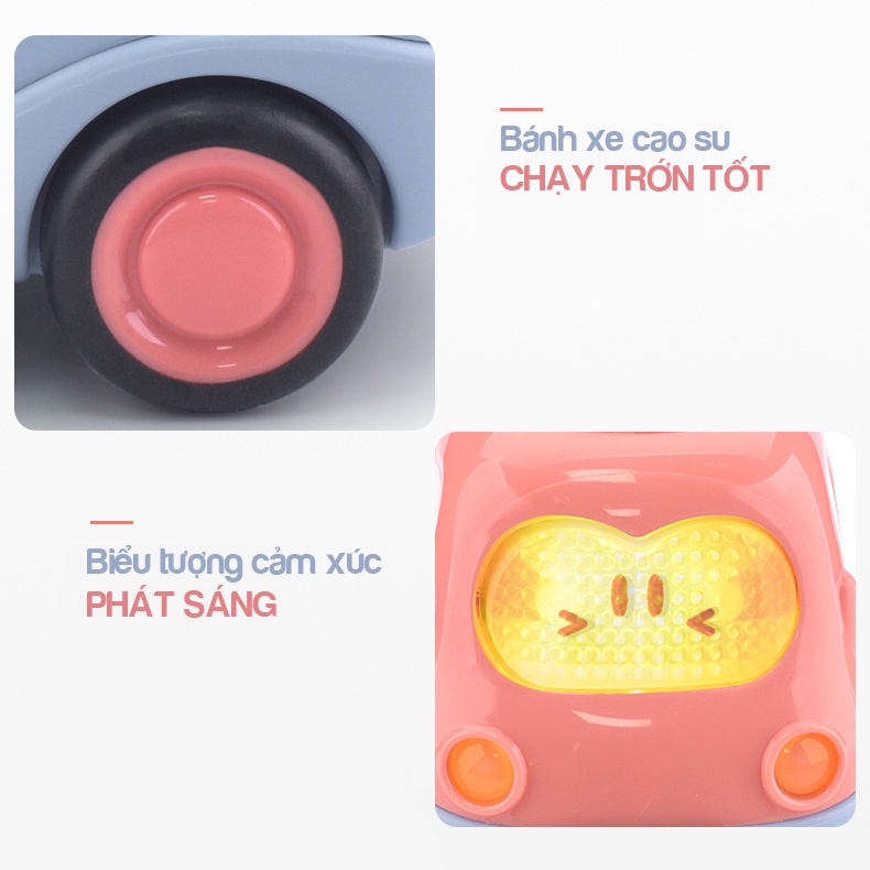 Xe đồ chơi cho bé xe giao thông có nhạc và đèn chạy trớn phong cách hàn quốc XDC20 KIDS GARDEN