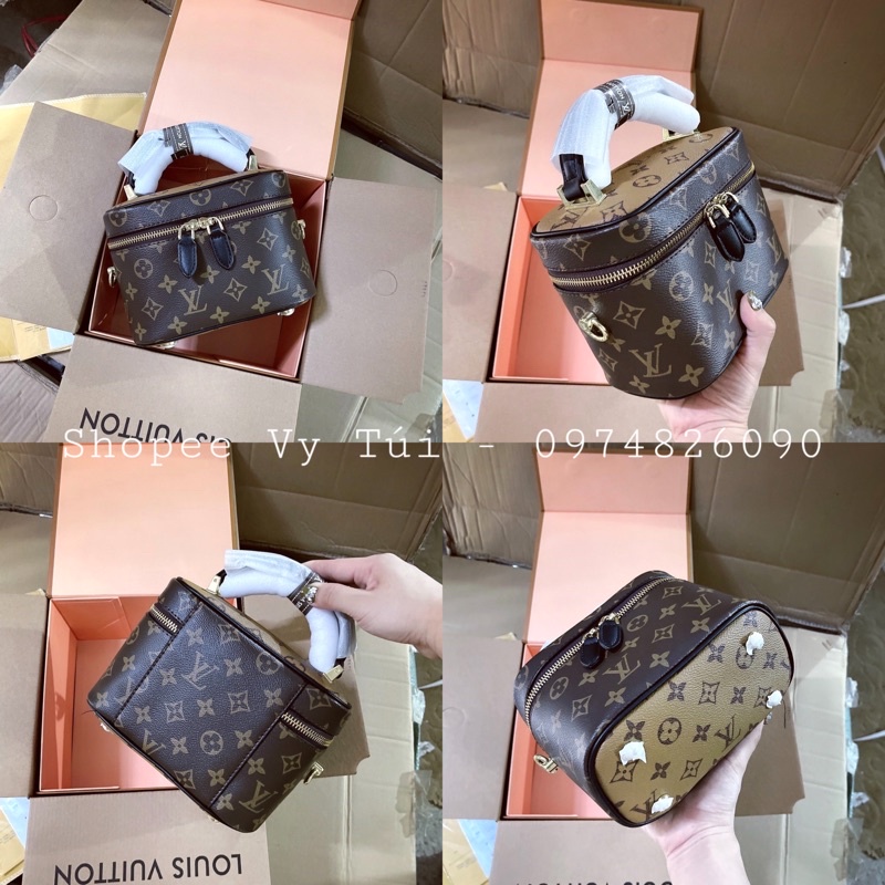 Cốp chữ L size 20 - 22 kèm ổ khoá full hộp hoạ tiết box thường, và box 2 lớp