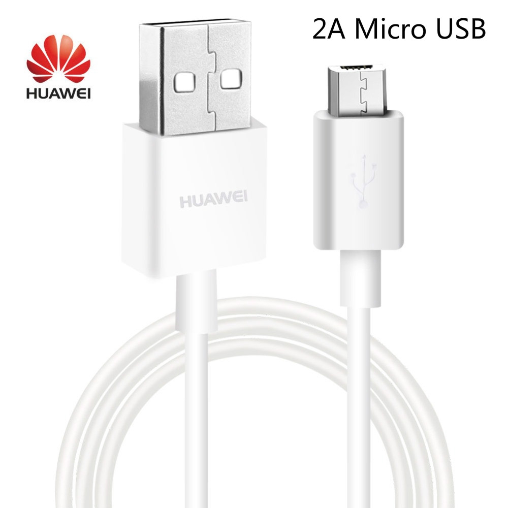 Dây cáp sạc truyền dữ liệu nhanh 2A Micro Usb chính hãng cho Huawei P7 P8/P9 Lite/P10 Mate 7 8 S Honor 6X Nova 3i