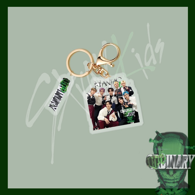 Móc Khóa Hình Các Thành Viên Nhóm Nhạc Kpop Stray Kids Dễ Thương