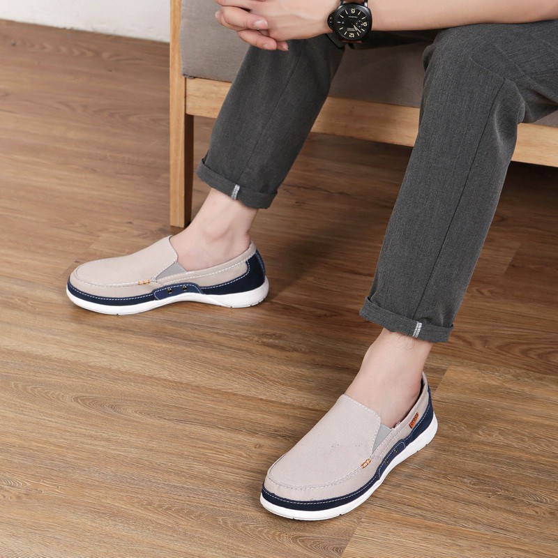 CROCS Giày Lười Vải canvas Thời Trang Dành Cho Nam