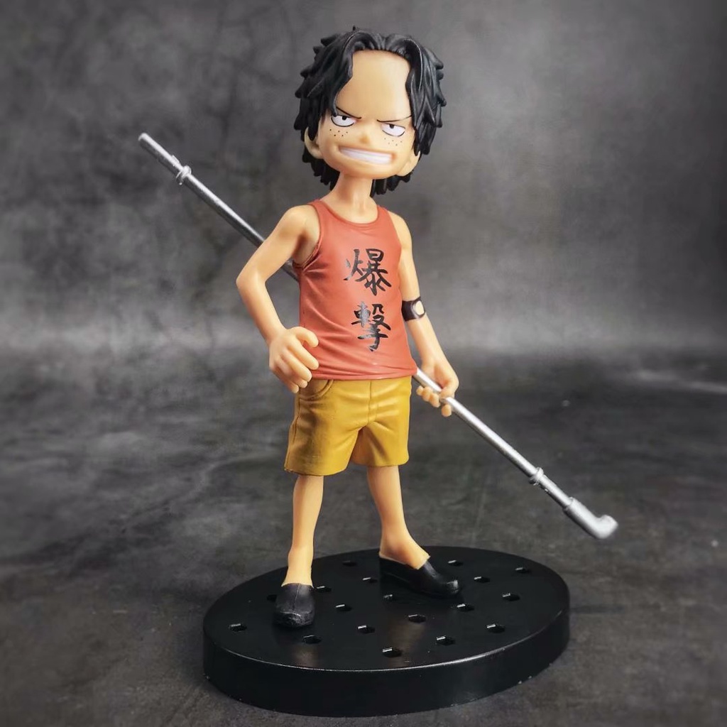 Mô Hình Nhân Vật One piece Luffy, ACE, Zoro, Trang Trí Bế cá, góc làm việc