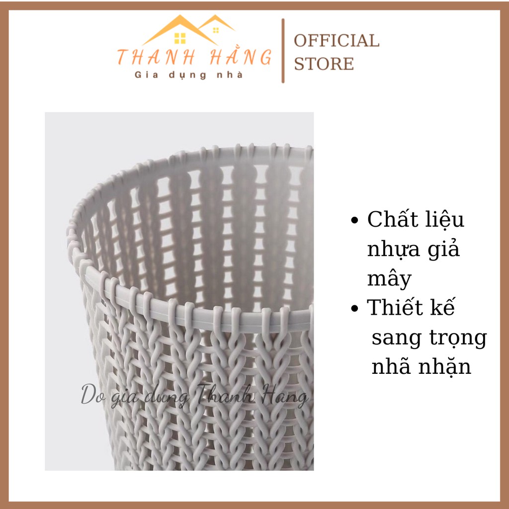 Giỏ đựng đồ cá nhân, mỹ phẩm Hàn Quốc,để bàn, văn phòng freeship màu ghi màu nâu