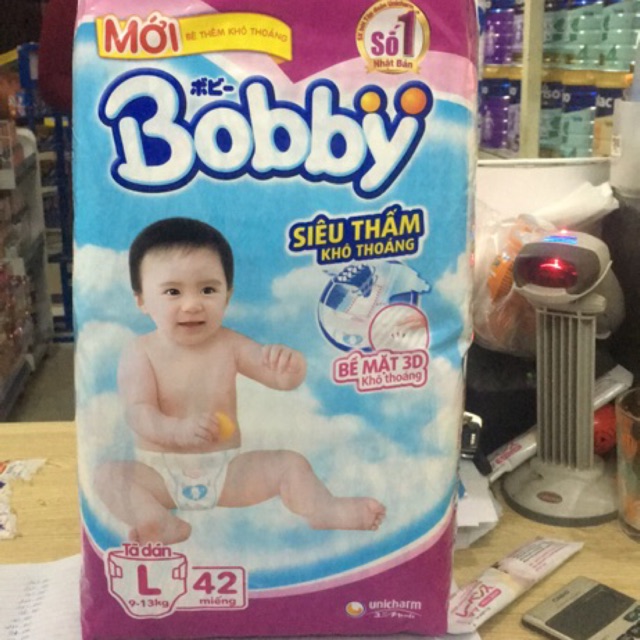 Bỉm dán size L42 dành cho trẻ (9-13kg)