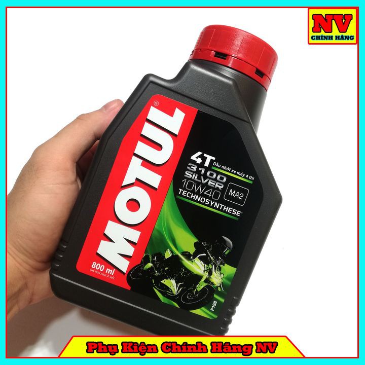 Dầu Nhớt MOTUL SILVER  4T Chính Hãng - 3100 10W40 800ML