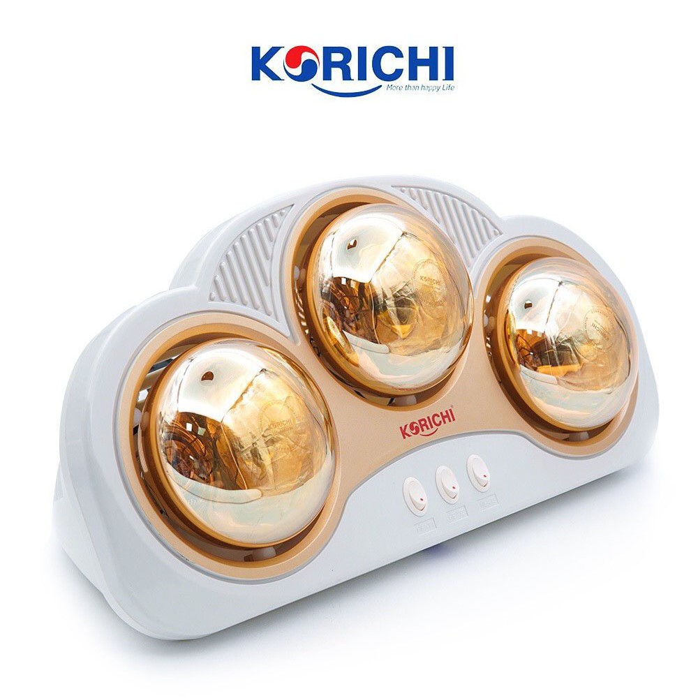 Đèn sưởi nhà tắm Korichi-KRC 2803 hàng xịn loại 1, không chói mắt,  nhựa sáng bóng chống chảy