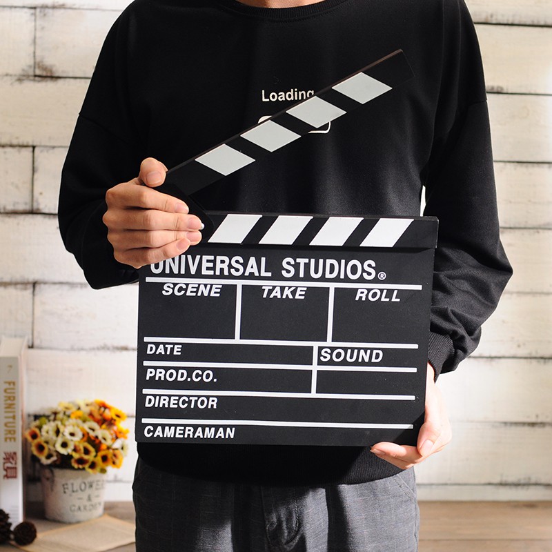 Bảng clapper board đạo cụ dùng để quay phim