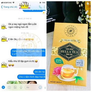 Trà Thảo Dược Tăng Cân BELLA TEA