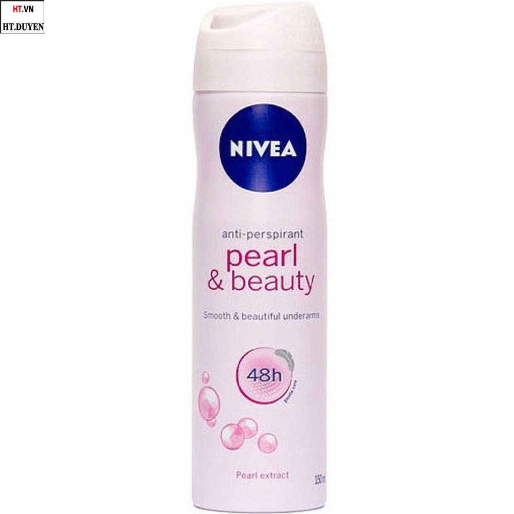 XỊT KHỬ MÙI NIVEA NỮ Pearl & Beauty (150ml), 100% chính hãng